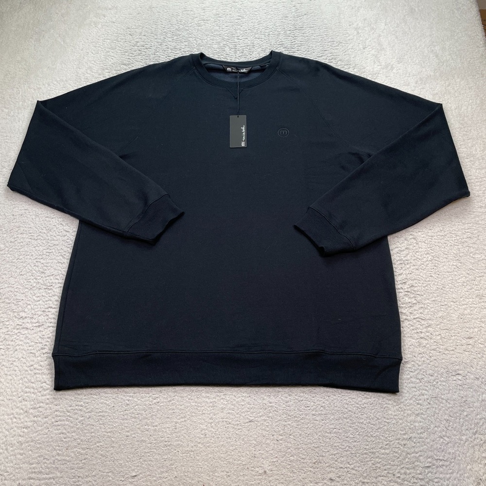 Travis Mathew Cloud OG 3.0 Crewneck Mens 2XL Black NWT